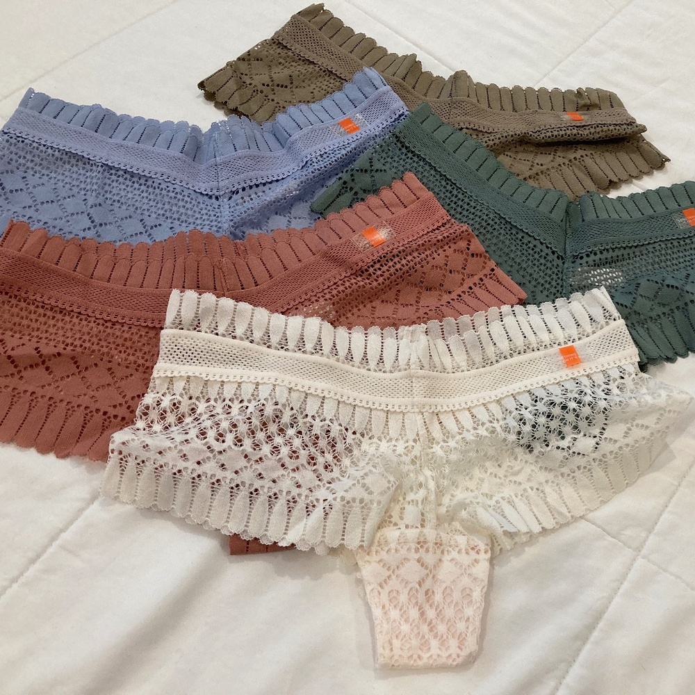 Brand new Coton House Cheeky panties lingerie  Size X small. 5pack never worn